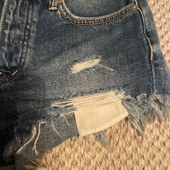 Free People Jean Shorts - Picture 3 of 7